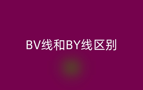 BV线和BY线区别(图1) BV线和BY线区别(图1)