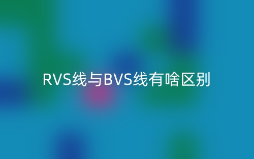 RVS线与BVS线有啥区别?(图1) RVS线与BVS线有啥区别?(图1)