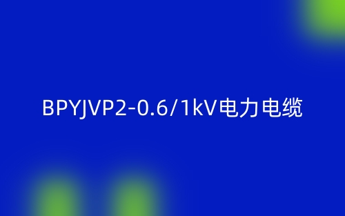 BPYJVP2-0.6/1kV电力电缆(图1) BPYJVP2-0.6/1kV电力电缆(图1)