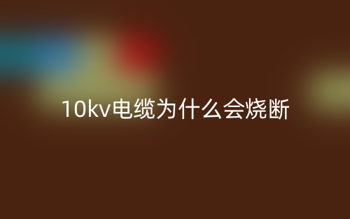 10kv电缆为什么会烧断?(图1) 10kv电缆为什么会烧断?(图1)