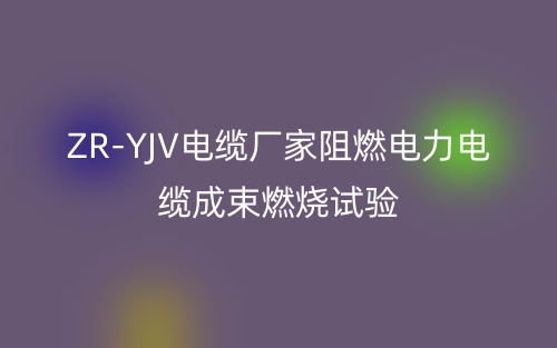 ZR-YJV电缆厂家阻燃电力电缆成束燃烧试验(图1) ZR-YJV电缆厂家阻燃电力电缆成束燃烧试验(图1)