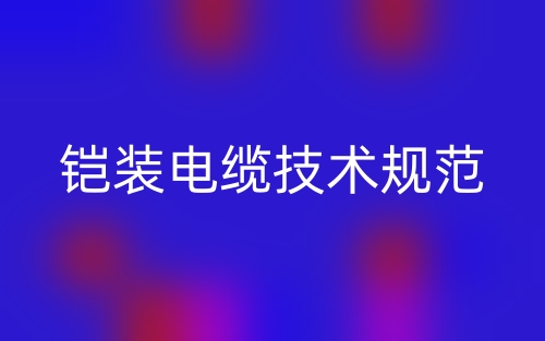 铠装电缆技术规范(图1) 铠装电缆技术规范(图1)