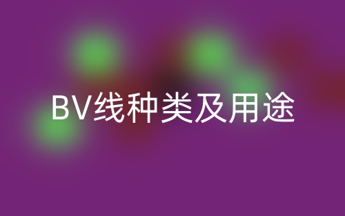 BV线种类及用途(图1) BV线种类及用途(图1)